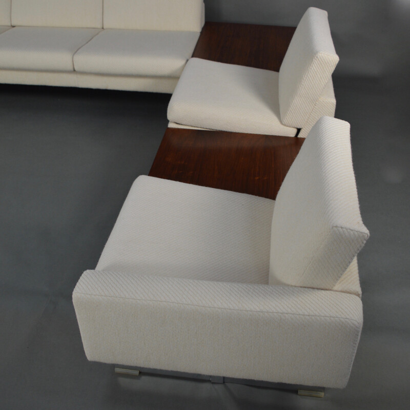 White sofa set model Pluraform by Rolf Benz  - 1960s