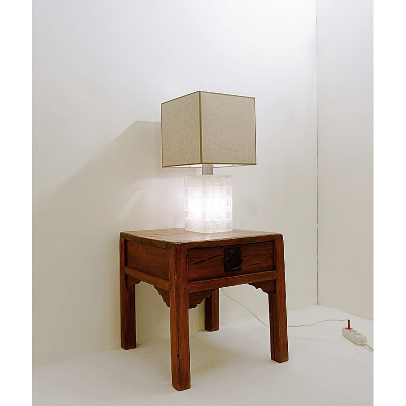 Mid-century Italian Murano glass table lamp by Albano Poli for Poliarte, 1960s