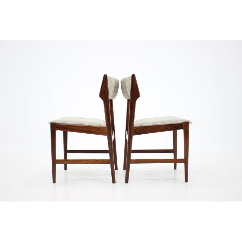 Set of 6 vintage rosewood chairs by Erich Buch, Denmark 1960