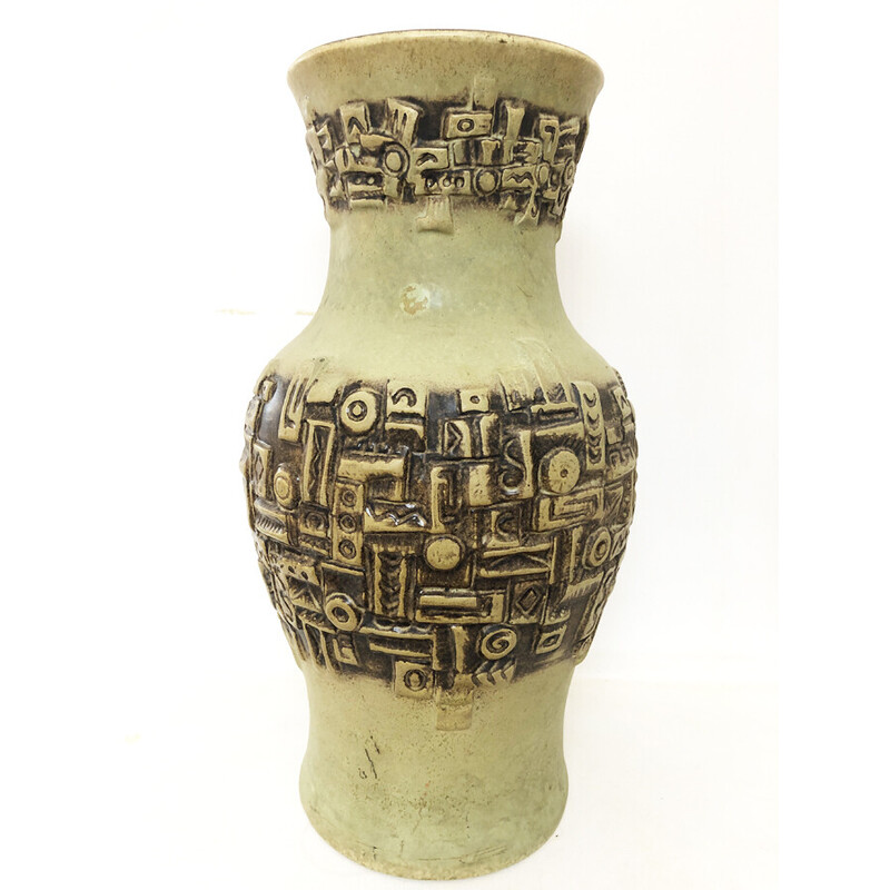 Vase zoomorphe vintage en céramique, Allemagne 1970