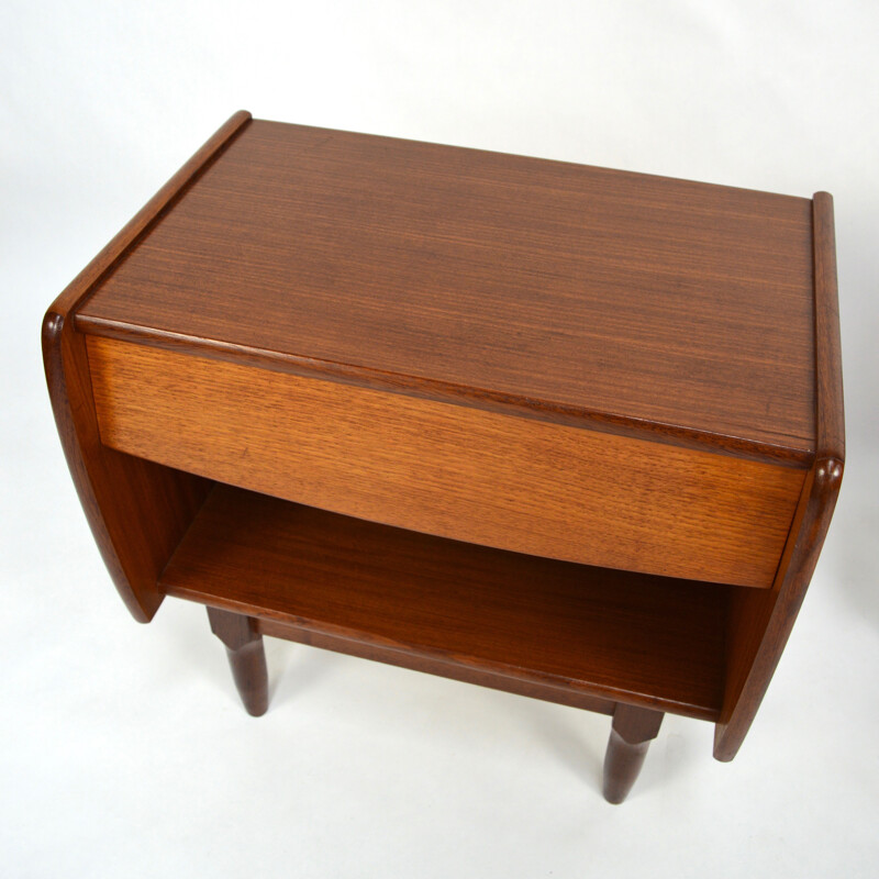 Pair of teak mid century night stand - 1960s 