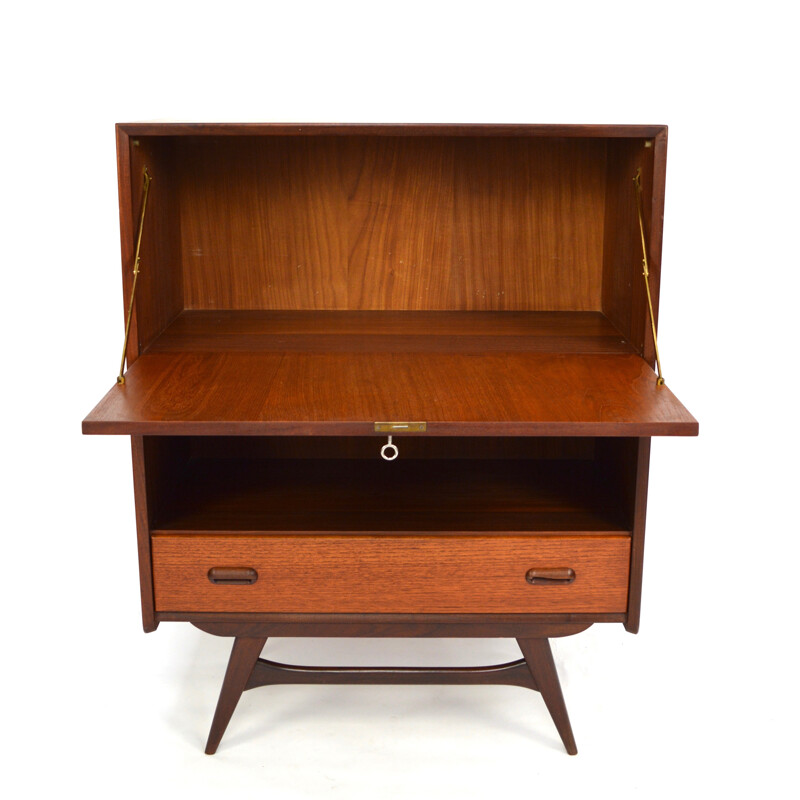 Teak secretary by Louis van Teeffelen for Wébé - 1960s