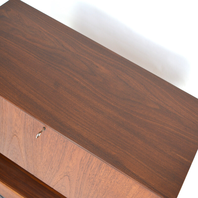 Teak secretary by Louis van Teeffelen for Wébé - 1960s