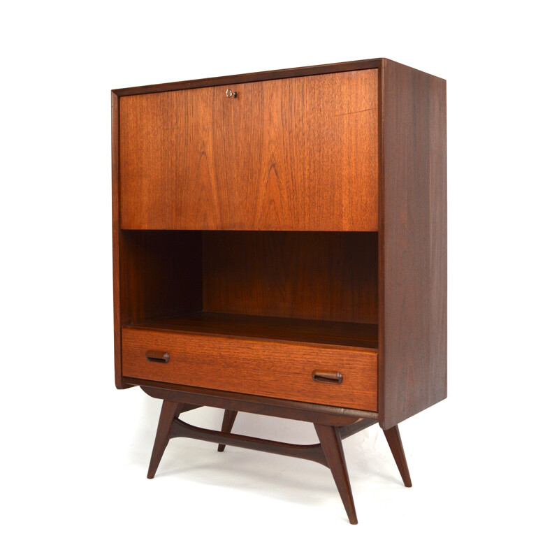 Teak secretary by Louis van Teeffelen for Wébé - 1960s