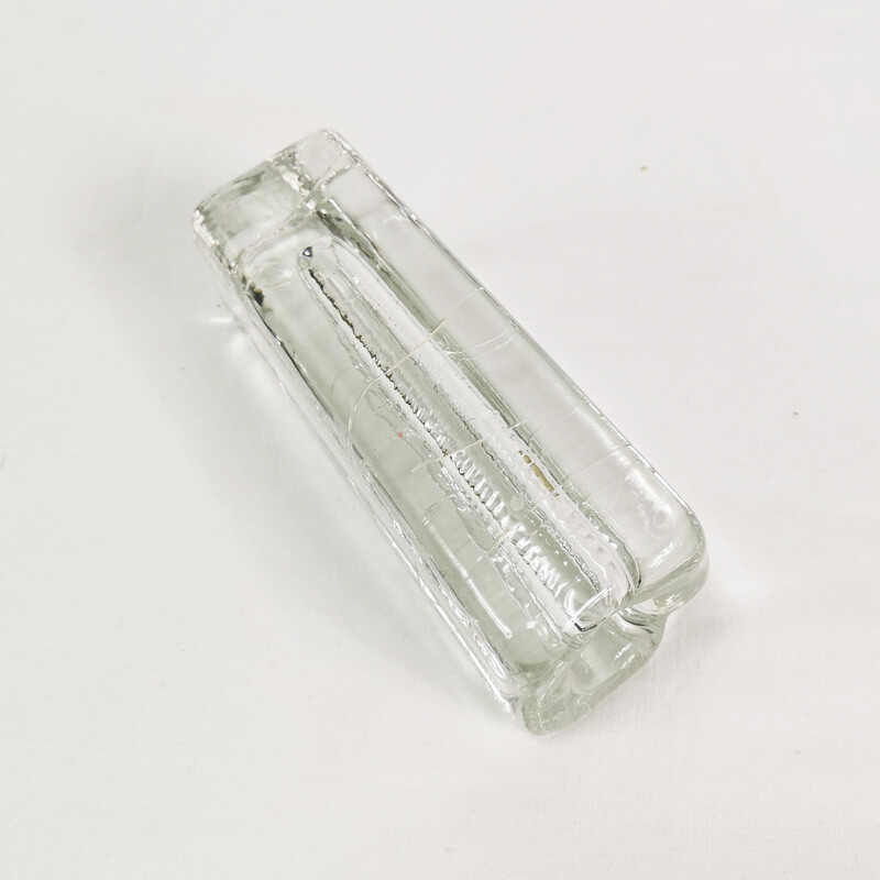Jarrón vintage de cristal de Christinen Hutte, Alemania 1960
