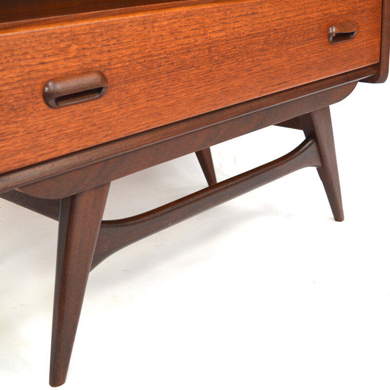 Teak secretary by Louis van Teeffelen for Wébé - 1960s