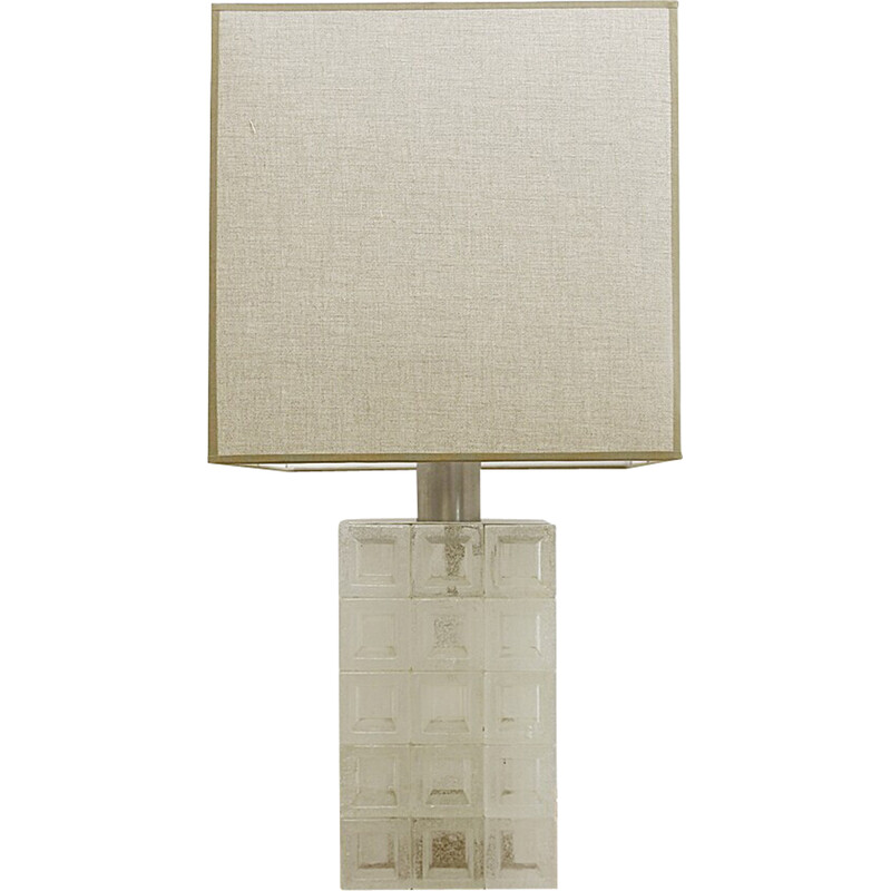 Mid-century Italian Murano glass table lamp by Albano Poli for Poliarte, 1960s