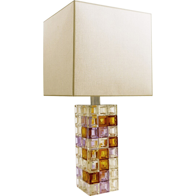 Mid-century Italian Murano glass table lamp by Albano Poli for Poliarte, 1960s