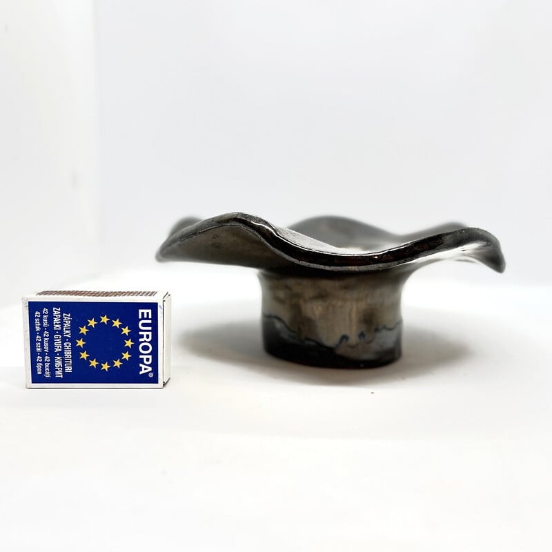 Vintage ceramic candlestick, Czech Republic 1992