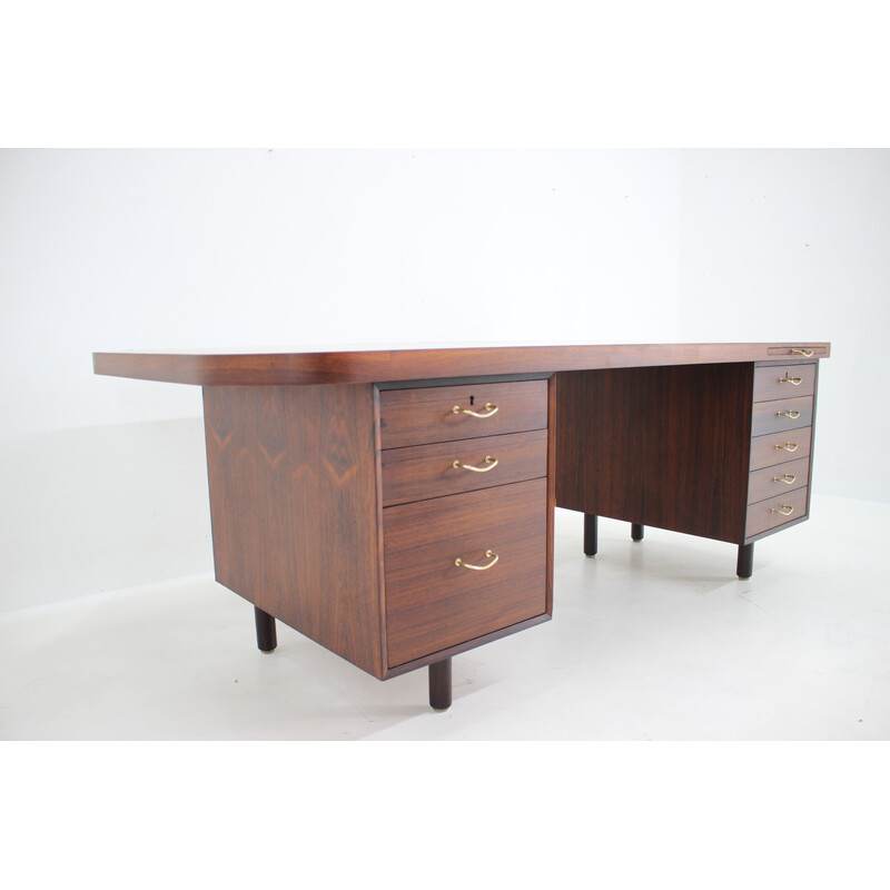 Vintage rosewood desk, 1960