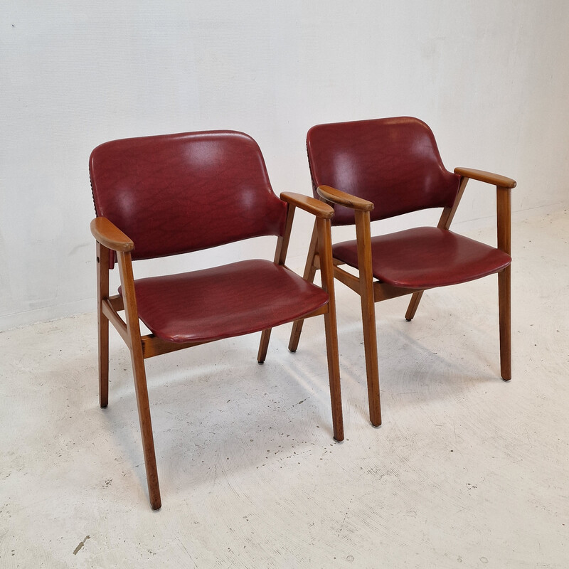 Cadeiras vintage de Cees Braakman para Pastoe, Holanda 1950