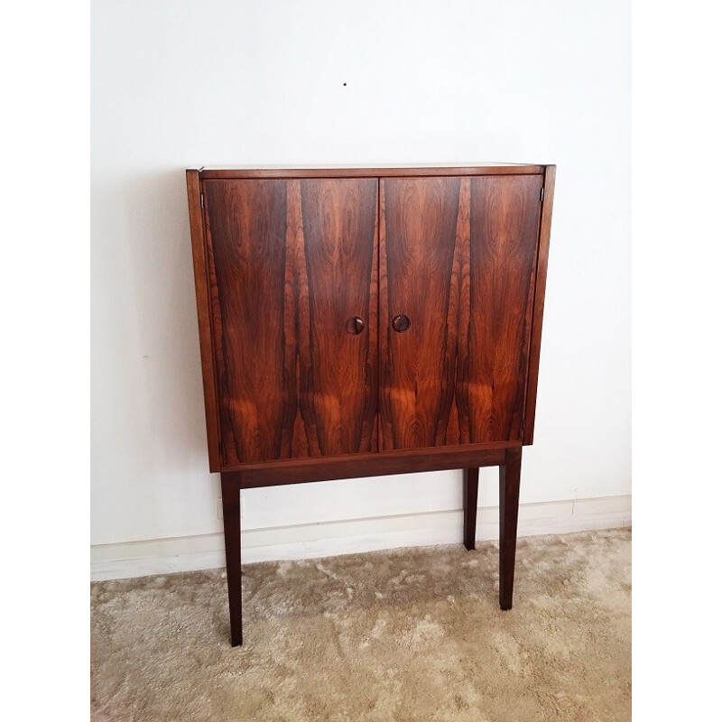 Rio rosewood cabinet with 3 storage spaces - 1960s