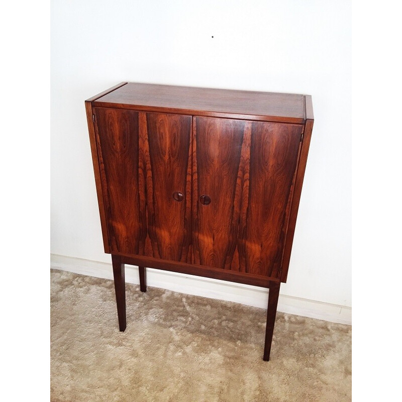 Rio rosewood cabinet with 3 storage spaces - 1960s