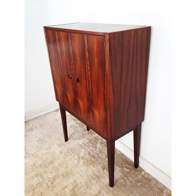 Rio rosewood cabinet with 3 storage spaces - 1960s