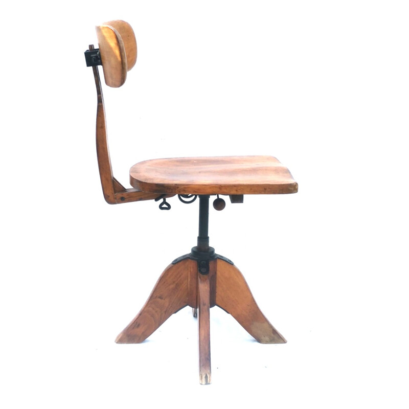 Albert Stoll Federdreh desk chair - 1940s