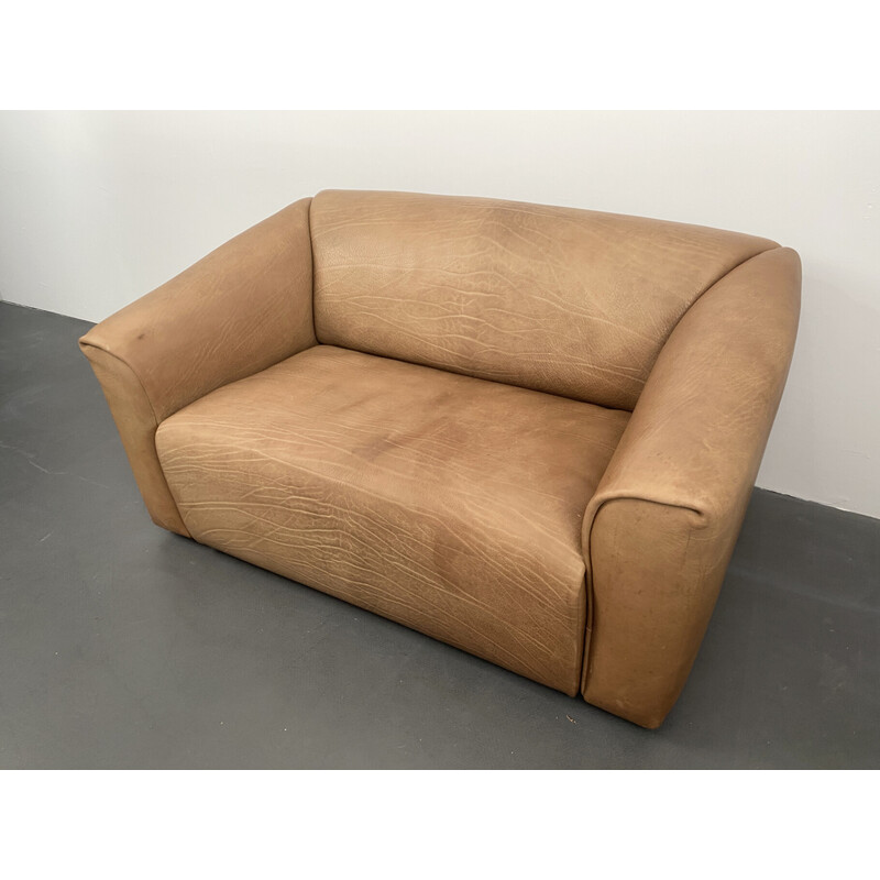 Vintage Ds-47 sofa in cognac leather from De Sede, Switzerland 1970