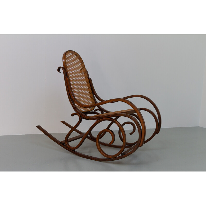 Vintage bentwood rocking chair, 1950