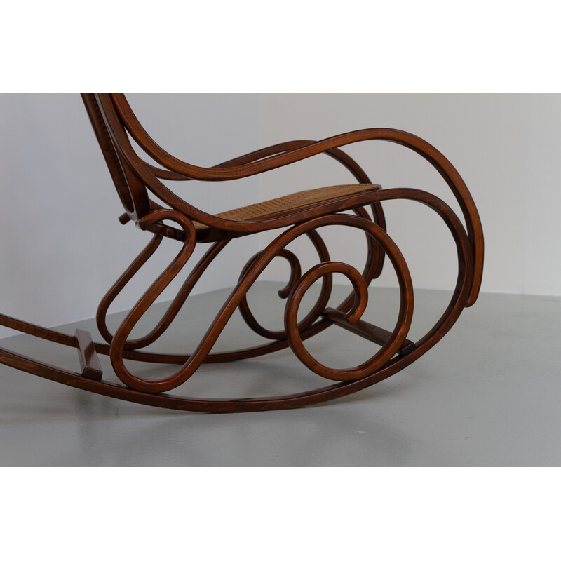 Vintage bentwood rocking chair, 1950