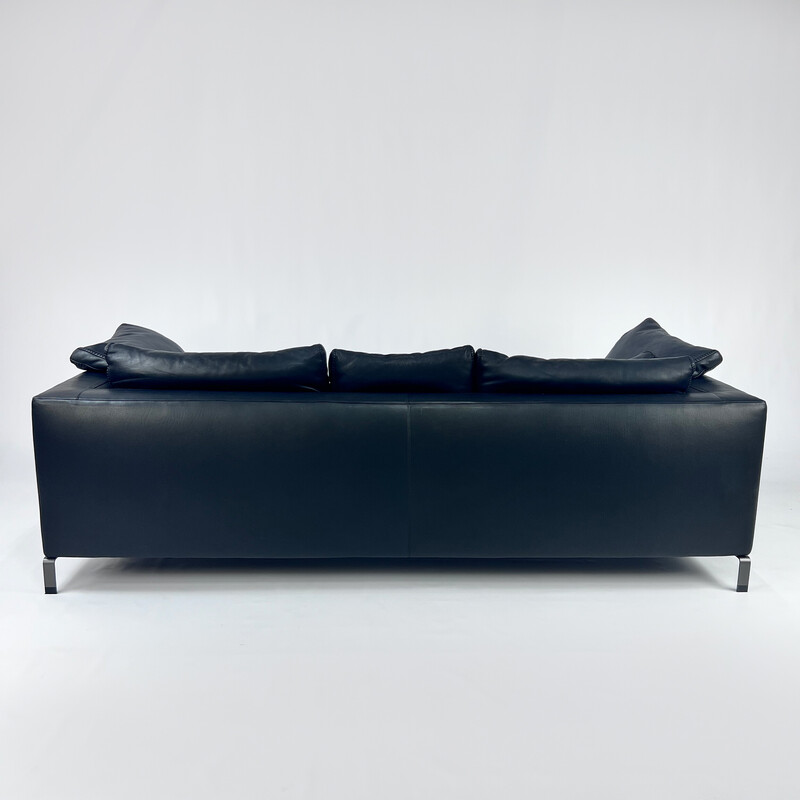 Canapé vintage Ray en cuir anthracite par B and B Italia, 2010