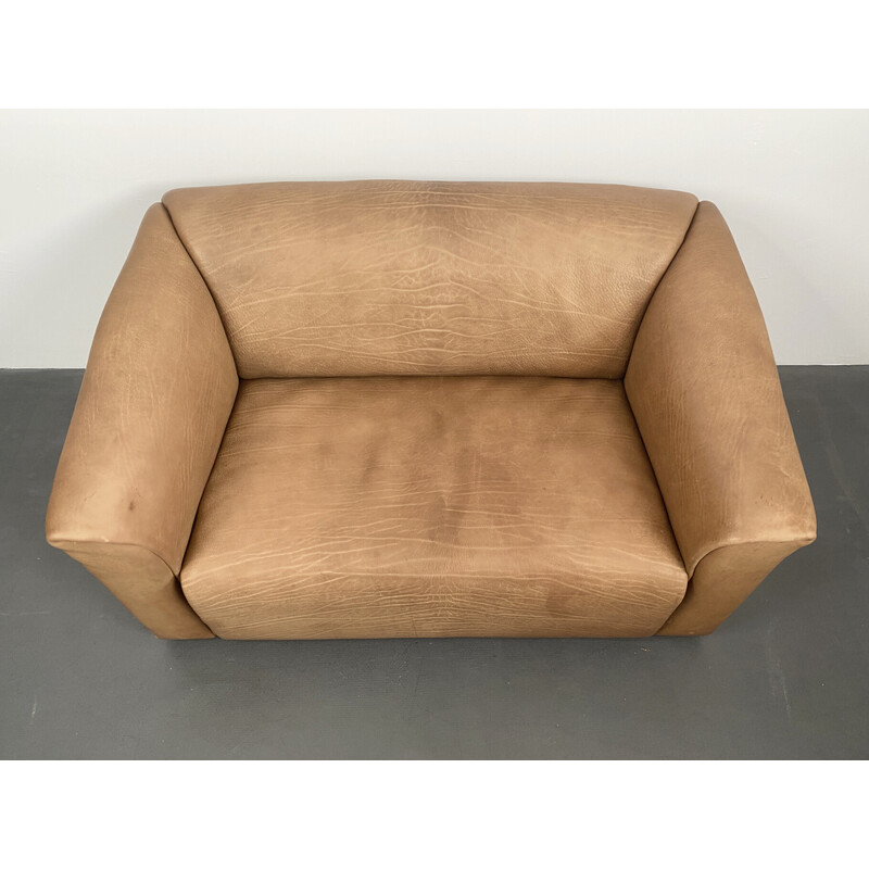 Vintage Ds-47 leather sofa by De Sede, Switzerland 1970