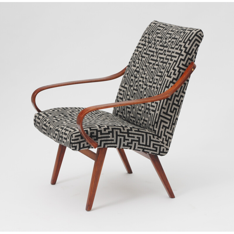 Armchair TON labyrinth pattern - 1960s