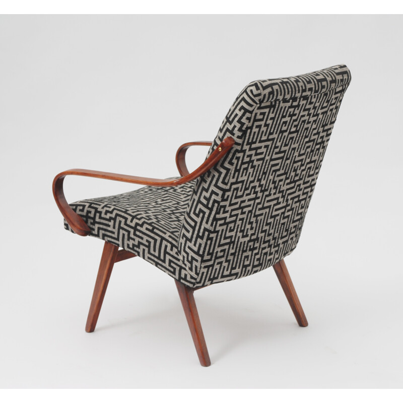 Armchair TON labyrinth pattern - 1960s