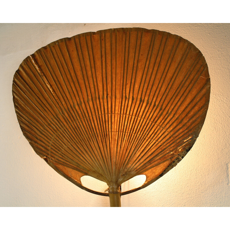 Vintage wandlamp Uchiwa III van Ingo Maurer voor Design M, Duitsland 1970