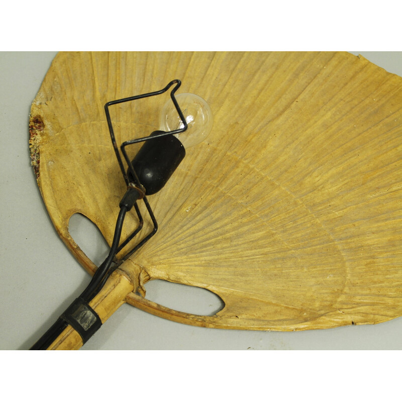 Vintage wall lamp Uchiwa III by Ingo Maurer for Design M, Germany 1970s