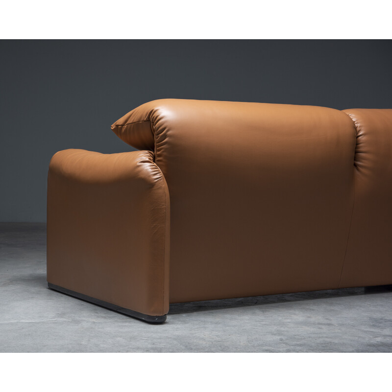 Canapé vintage 2-plaatsen 'Maralunga' par Vico Magistretti pour Cassina, Italië 1970