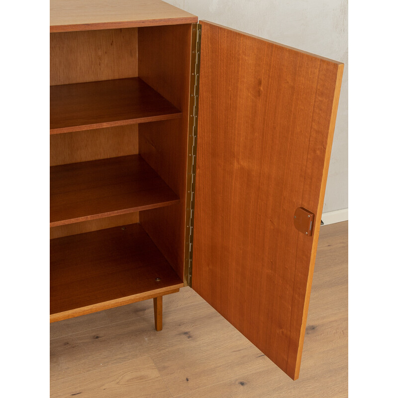 Vintage oakwood veneer cabinet, Germany 1950