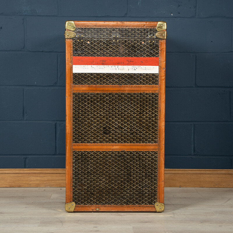 Malle-armoire vintage Goyard, 1920