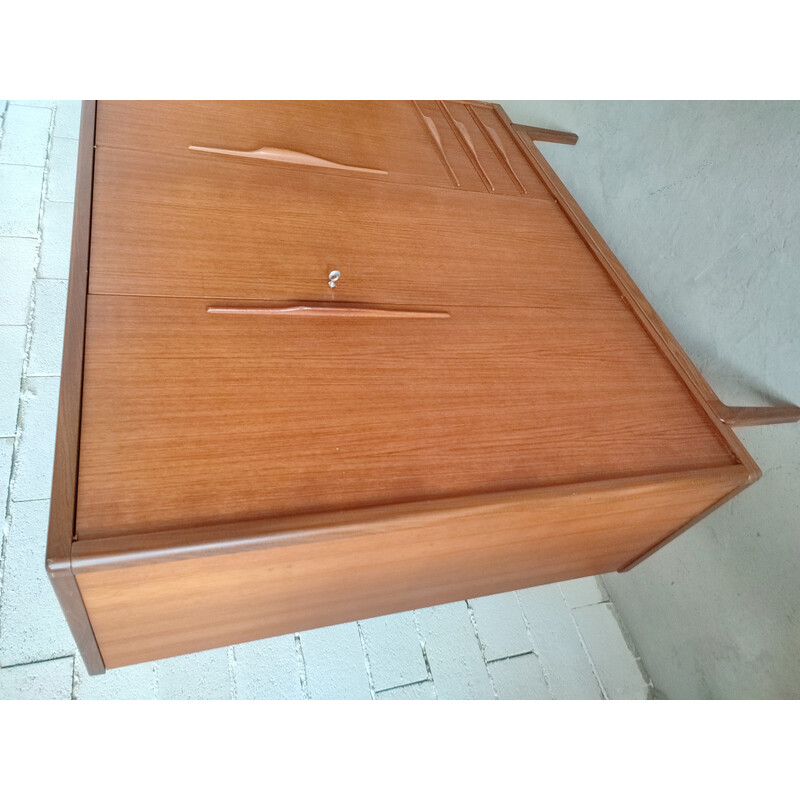 Scandinavische vintage teak kast