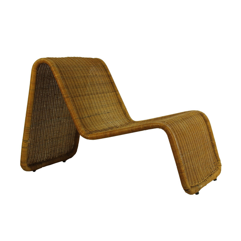 Vintage wicker armchair, Ikea 1980