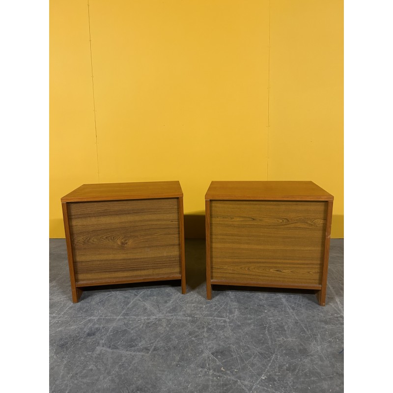 Pair of vintage teak night stands, Denmark 1960