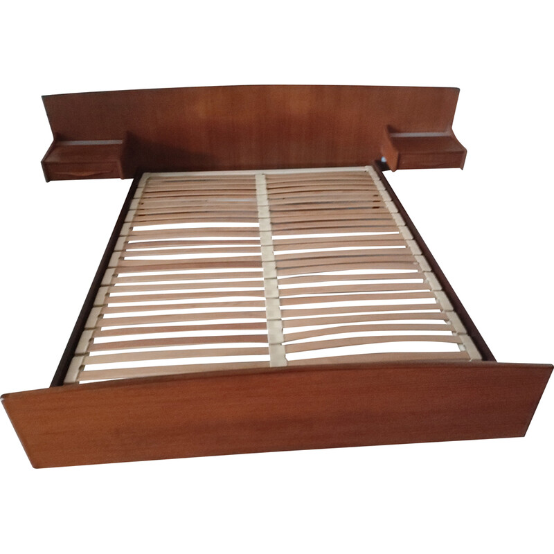 Scandinavian vintage bed in teak