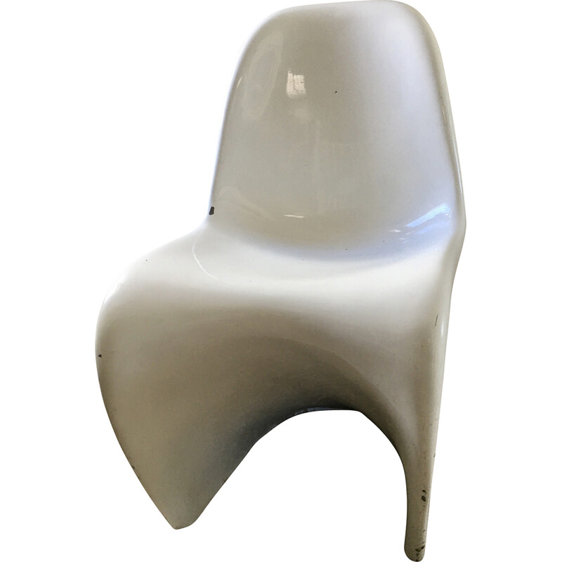 Cadeira Vintage S em fibra de vidro de Verner Panton, 1967