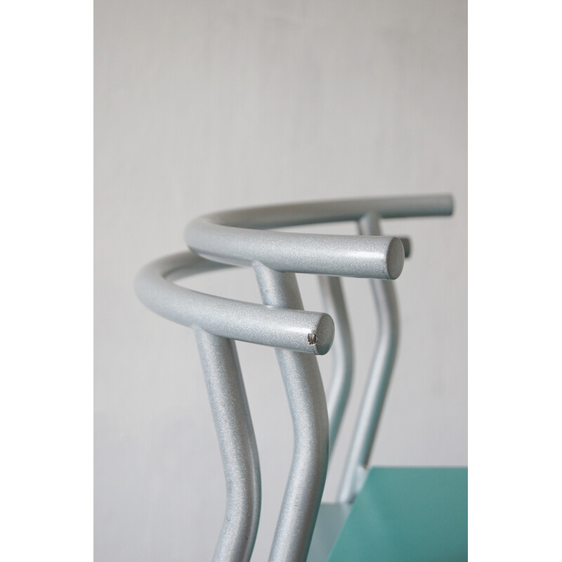 Paire de tabourets de bar vintage Hi-Glob par Philippe Starck pour Kartell, 1990