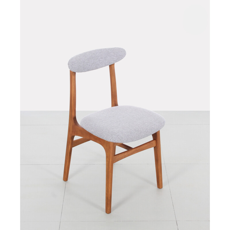Pair of beech chairs 200-190 model - 1960s