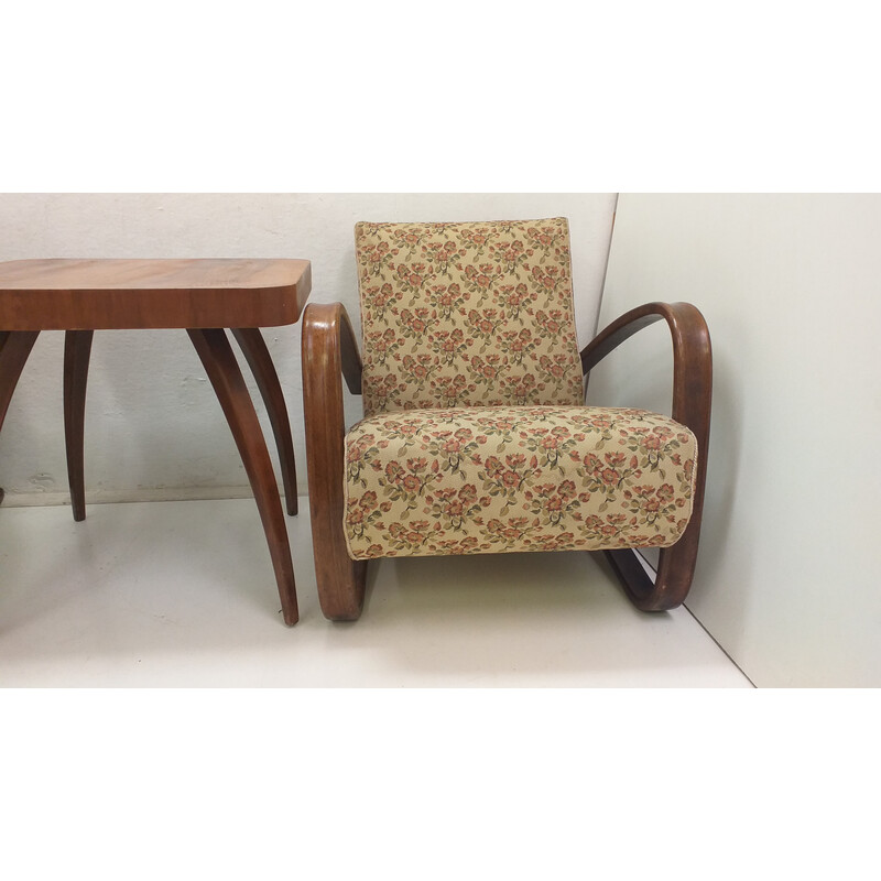 Vintage H 269 living room set by Jindřich Halabala, Czechoslovakia 1960