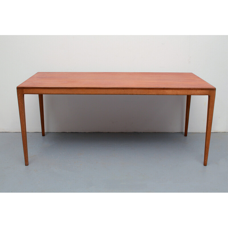 Tavolino scandinavo vintage in teak, anni '60