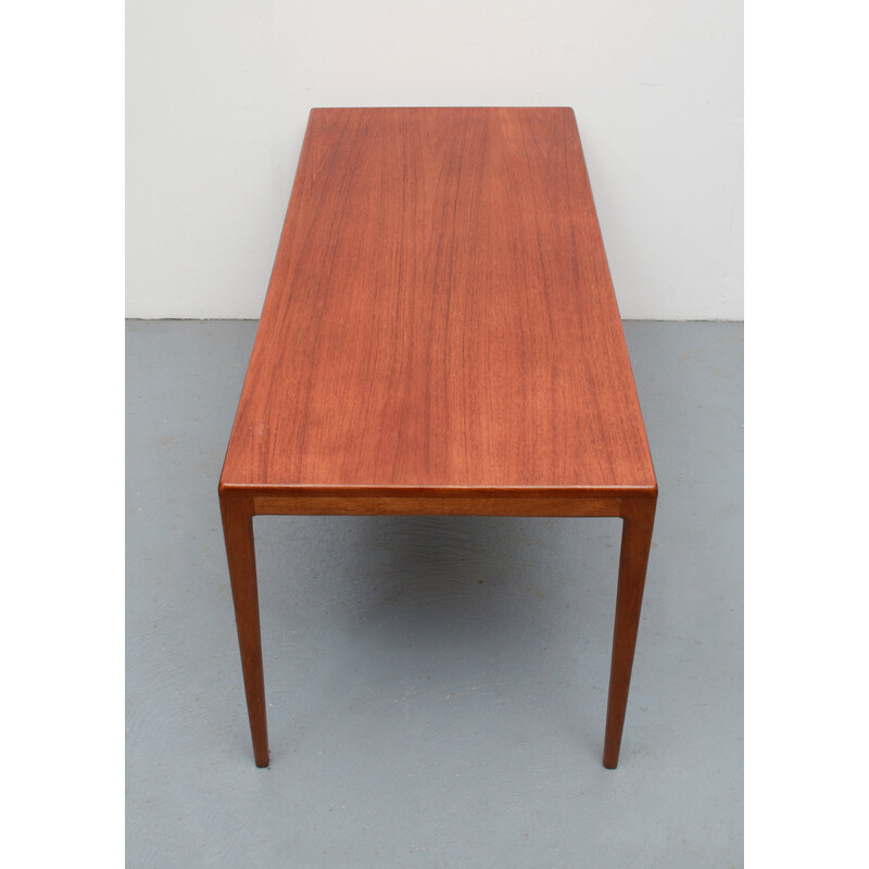 Vintage scandinavische salontafel in teak, 1960