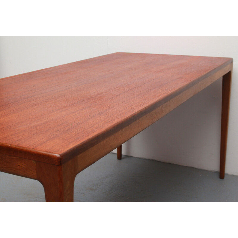 Vintage scandinavische salontafel in teak, 1960