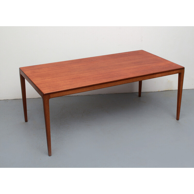 Vintage scandinavian coffee table in teak, 1960s