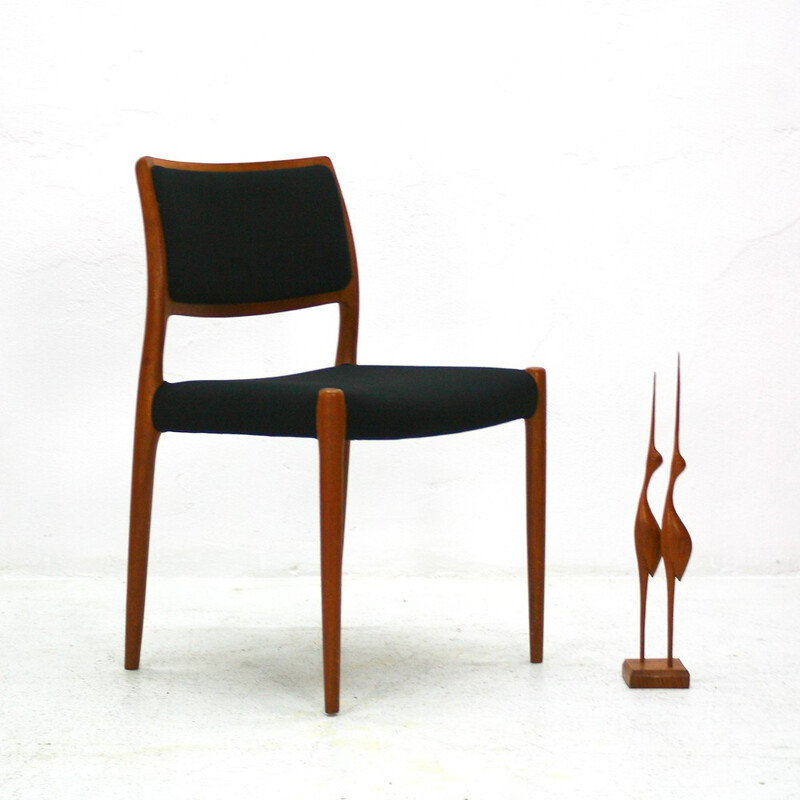 N.O. Møller Model 80 teak chair - 1960s