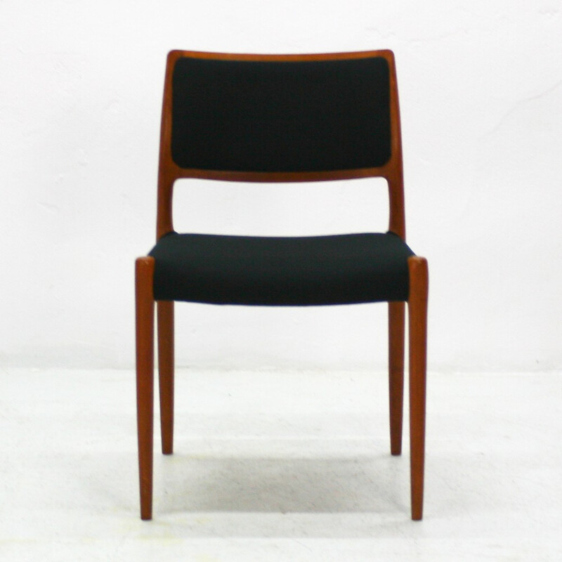 N.O. Møller Model 80 teak chair - 1960s