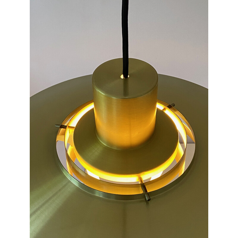 Vintage brass chandelier by Preben Fabricius and Jørgen Kastholm for Nordisk Solar, Denmark 1964