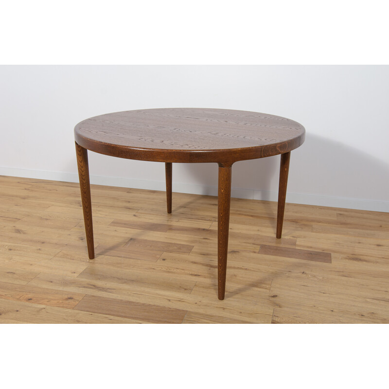 Table extensible danois vintage en bois de chêne, 1960