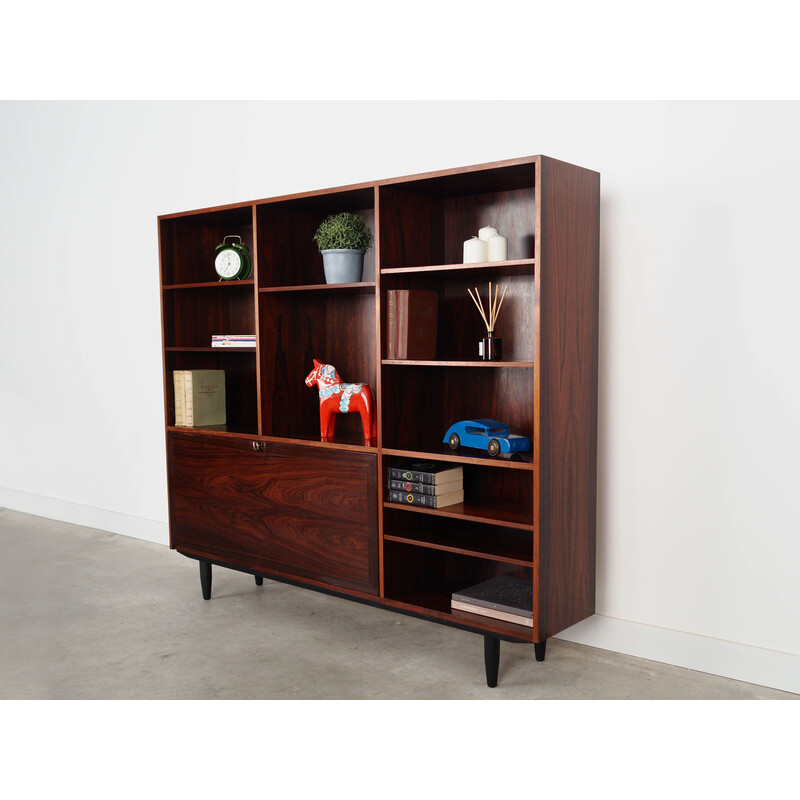 Vintage rosewood bookcase by Kai Winding, Denmark 1970