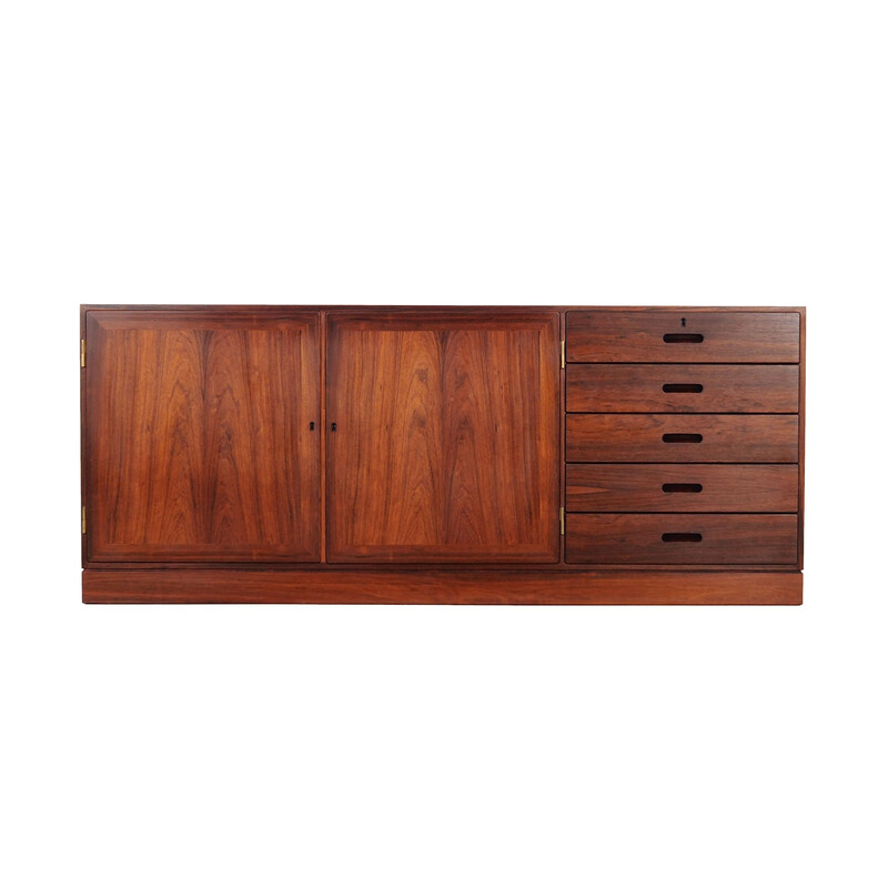 Vintage rosewood chest of drawers by Kai Winding, Denmark 1970
