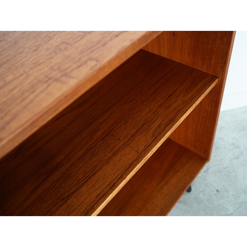 Vintage teak Danish bookcase by Aejm Møbler, 1970s